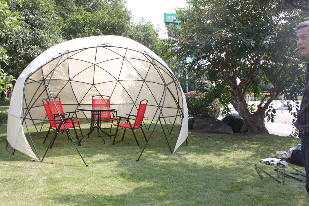 Factory direct Amazon outdoor leisure pavilion rainproof awning windproof cold warm Model House Garden Cottage