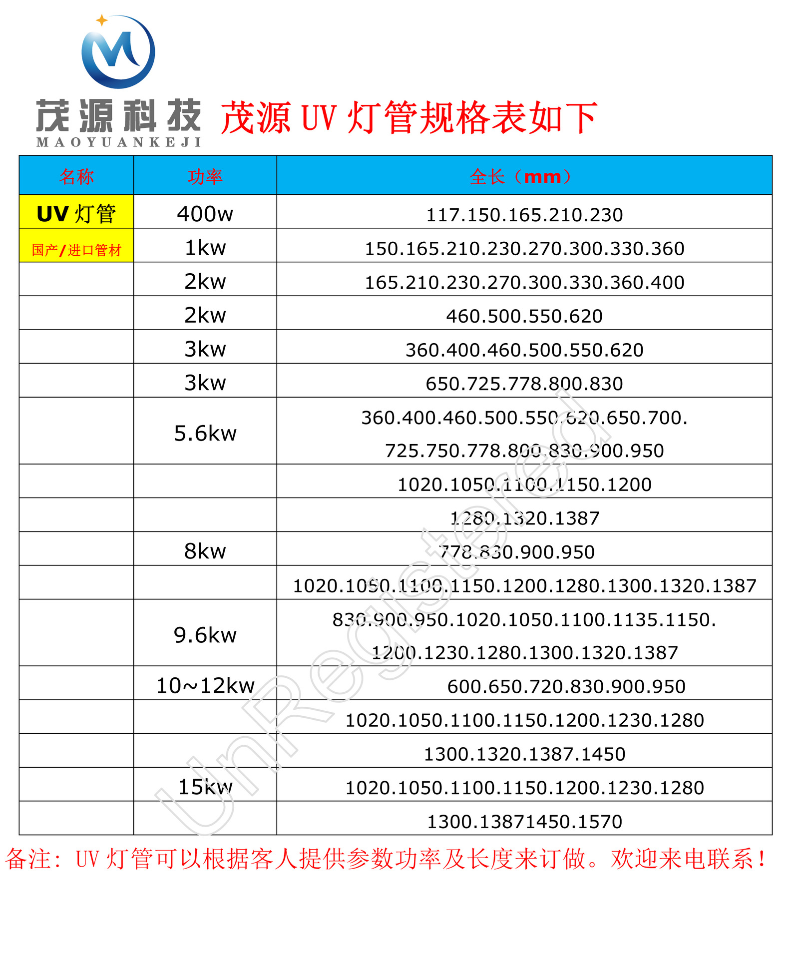 进口灯管_机cs101uv灯管长380v品质保证值得信赖