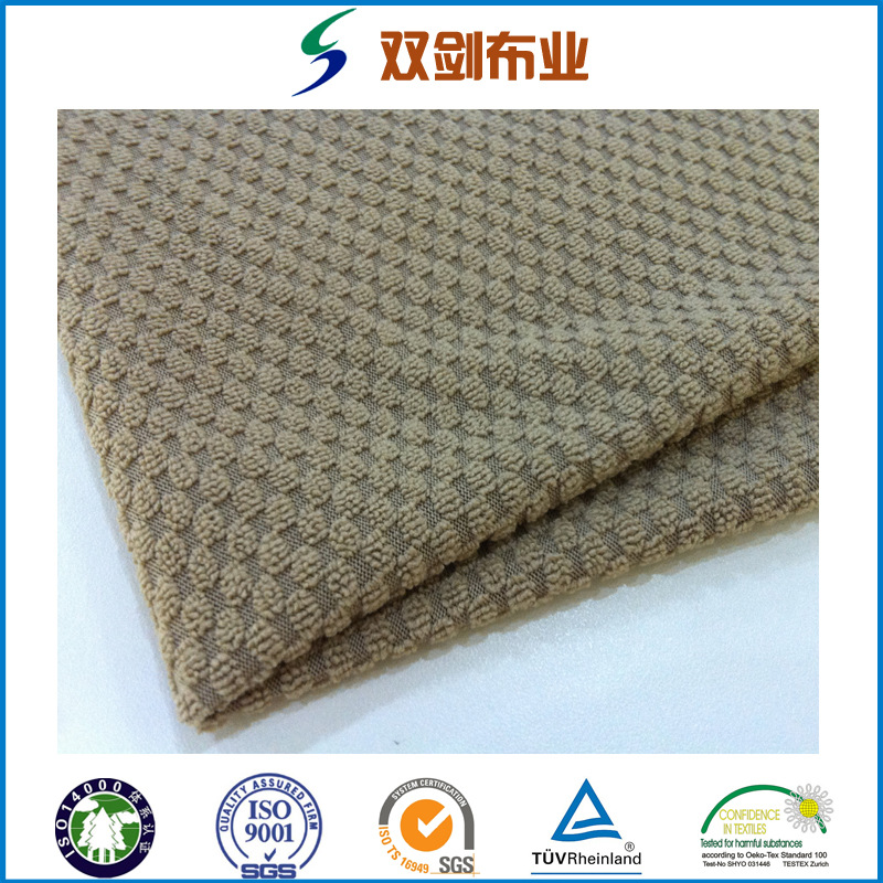 针织单面氨纶提花布 针织纬编布 常熟专业家纺面料