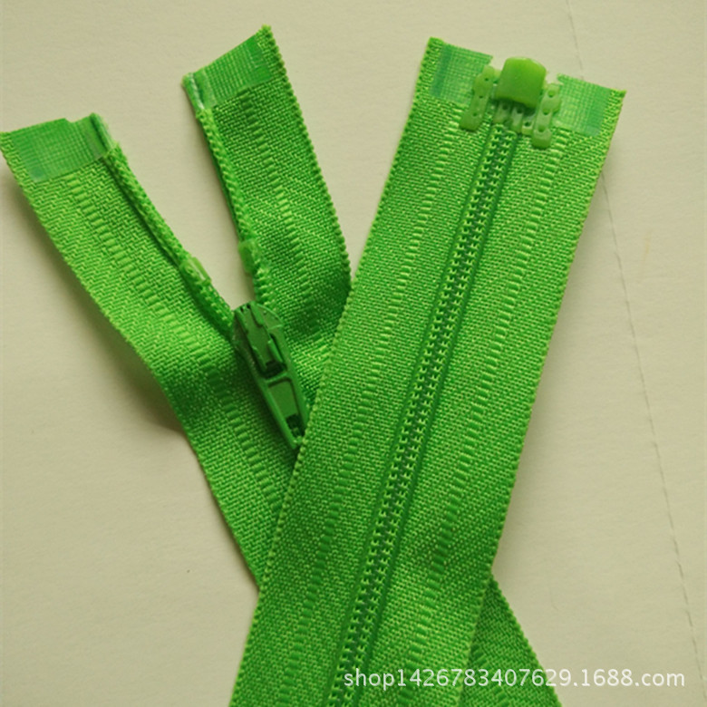 厂家现货直销优质3号开口拉链不爆开不变形顺滑度好颜色全不卡顿
