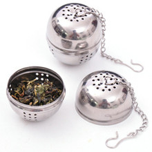 居家不銹鋼泡茶球 可掛式茶葉過濾器 創意茶漏 火鍋調味球泡茶器