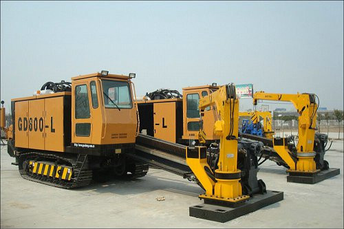 8吨水平定向钻用吊机-缅甸施工现场 水平定向钻SQ8SB2T