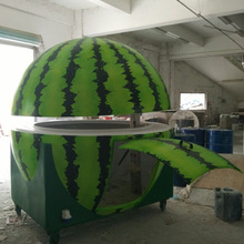 厂家直销 移动售卖车 移动水果售卖车 移动水果餐车 造型售卖亭