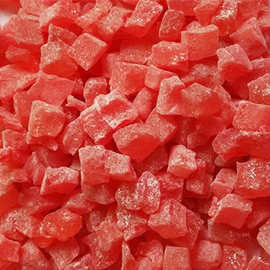 红色果粒果丁批发散装花果茶原料多种口味果丁果粒 10斤装菠萝丁