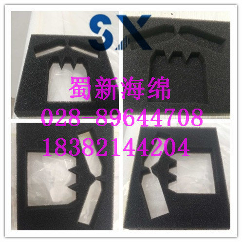 供应黑色聚氨酯海绵/异形冲压成型海绵垫
