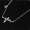 Necklace, short chain for key bag  stainless steel, pendant, accessory, Korean style, wholesale