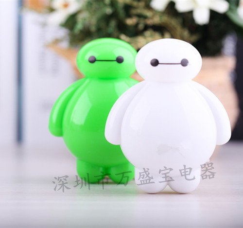 Creative plug-in large white night light Street stall LED cartoon switch night light direct supply