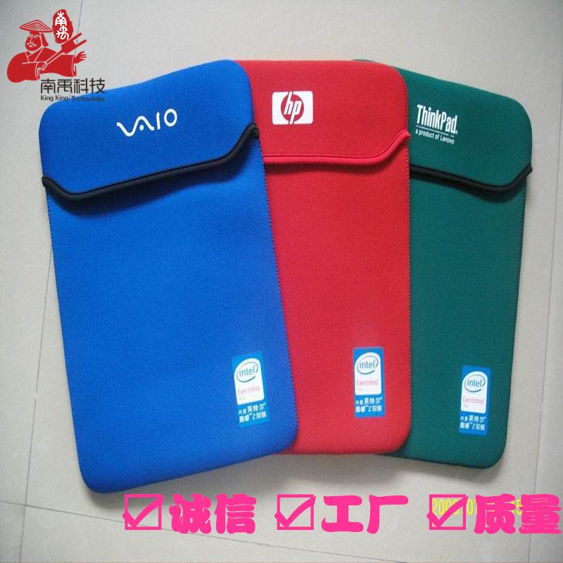 Diving material shockproof eight-pin fashion tablet PC protective cover colorful double-sided liner bag professional manufacturer