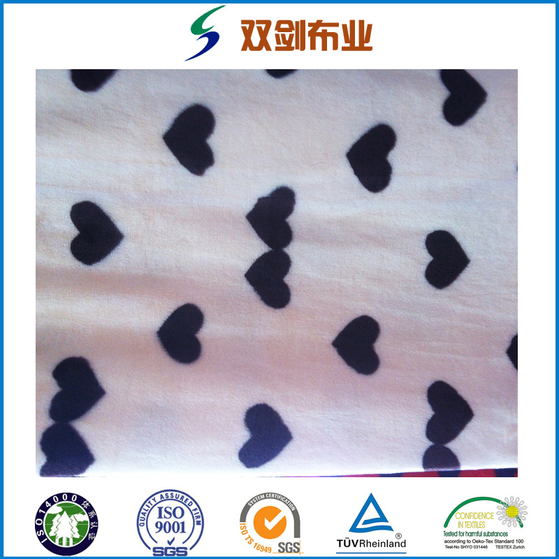 供应素色印花单面双面珊瑚绒