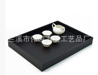 高档PU皮革茶具托盘 防水高档皮质酒店餐厅专用托盘