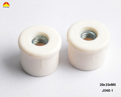diameter 28*m8 Embedded nut Circular tube Plastic wheels Wheel sets Belt wheel plug Castor plug Nut pipe plug