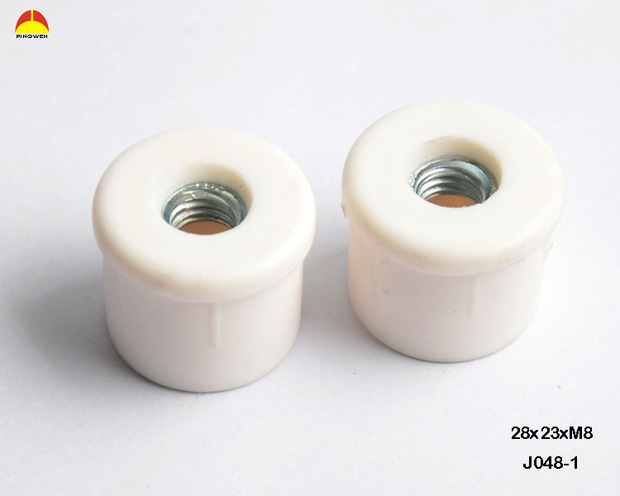 diameter 28*m8 Embedded nut Circular tube Plastic wheels Wheel sets Belt wheel plug Castor plug Nut pipe plug