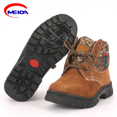 廠家批發 勞保鞋防砸牛皮橡膠底勞保鞋 防滑耐砸防刺鞋