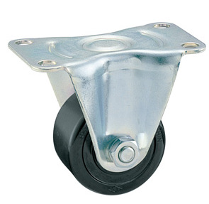 CKH502寸固定轮 底板80*50 孔距55*36MM 安装高度68MM脚轮