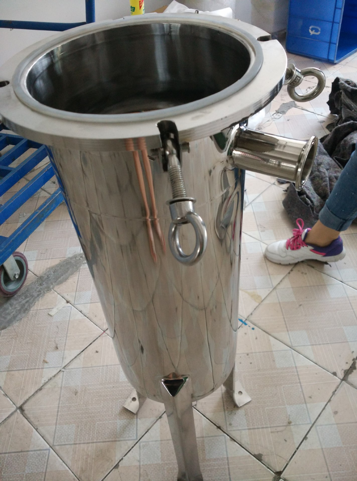 厂家供应不锈钢过滤器 吊环法兰2号袋式过滤器 精密过滤器