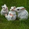 Rabbit, jewelry, decorations, animal model, resin, suitable for import