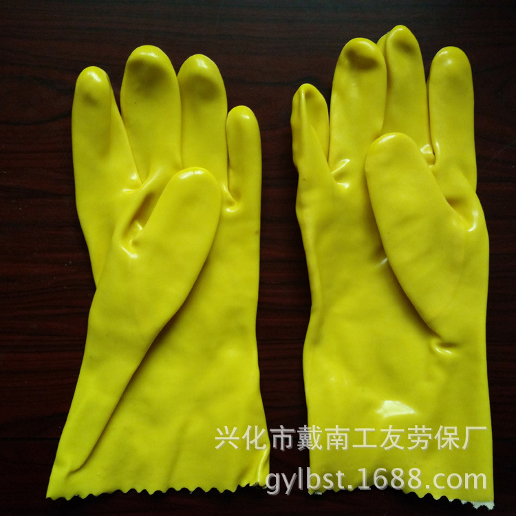 PVC棉毛浸塑手套 纯棉衬里 无苯无味 028 耐磨耐用