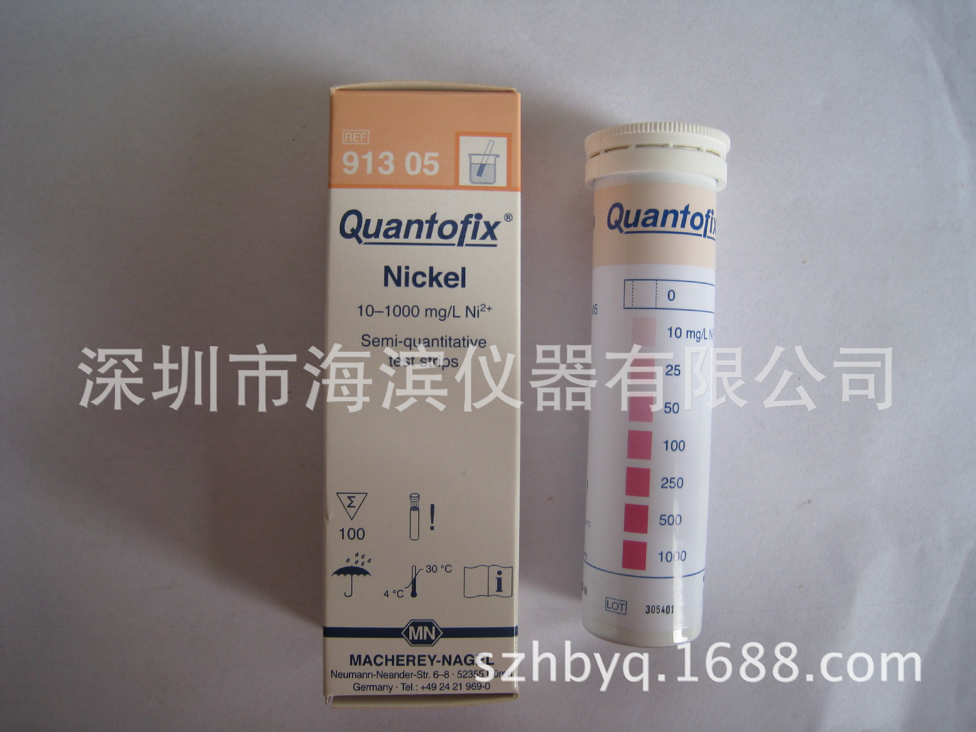 德国MN半定量铜试纸91304铜离子测试纸铜测试条铜离子检测试纸