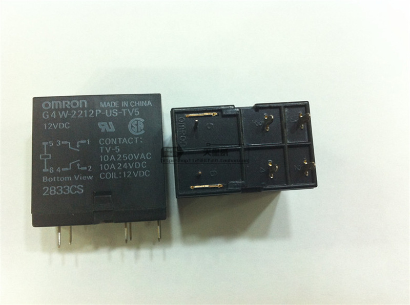 全新原装现货继电器G4W-2212P-US-TV5-12V 10A 6脚