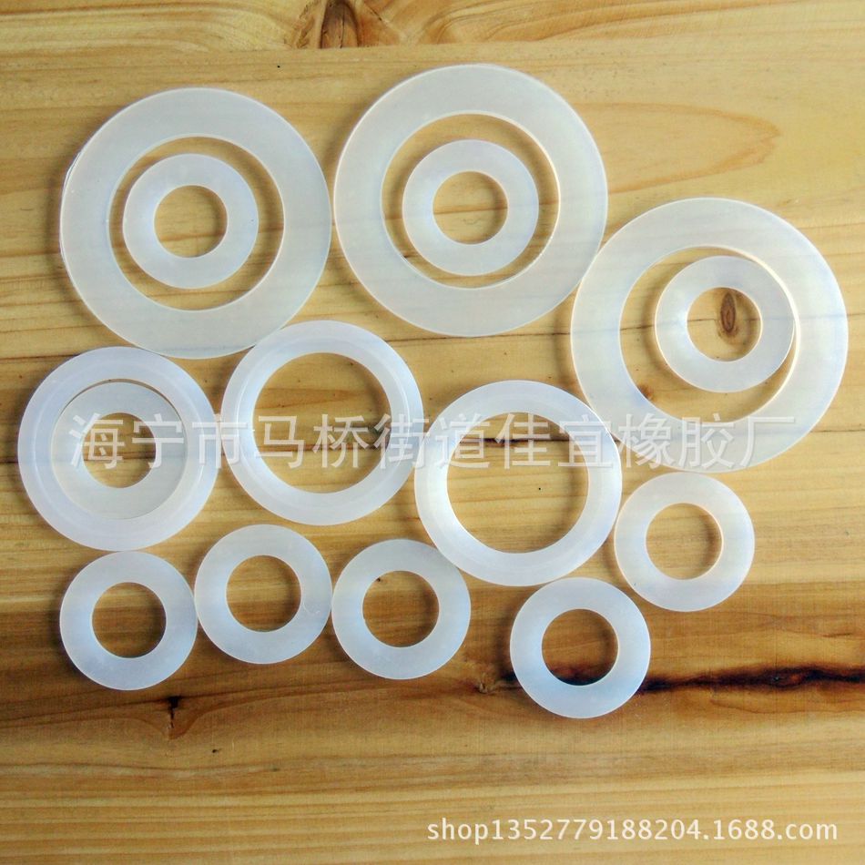 透明硅胶密封垫片 食品级 耐高温 欢迎来图来样洽谈