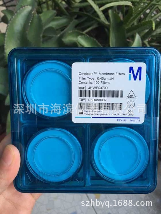 美国MILLIPORE滤膜HAWP04700 47MM 0.45UM精密微孔过滤膜批发