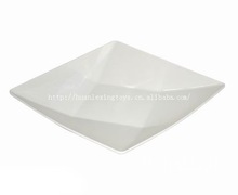 5寸九格正方型餐盘 6.5寸白色塑料餐具盘 8寸餐碟 水果盘蛋糕盘子