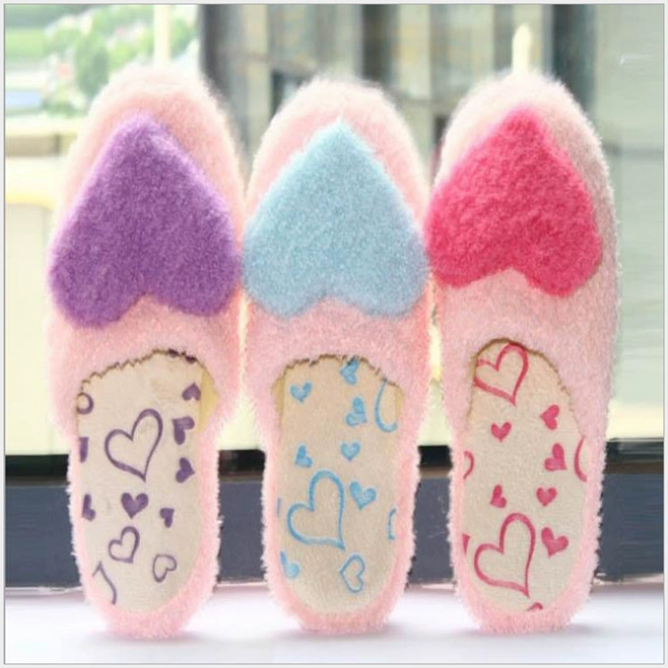 Хлопковые тапочки сердце тапочки с большим сердцем большая любовь модные хлопковые тапочки домашние тапочки оптом поколение волос