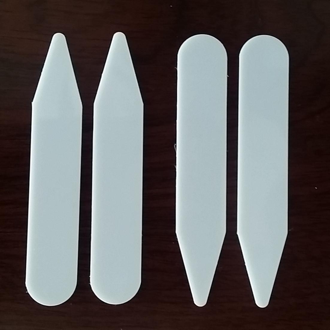 【电机膜 25丝 0.25mm衬衫辅料插角片 领角片 领插片0.021元/个起