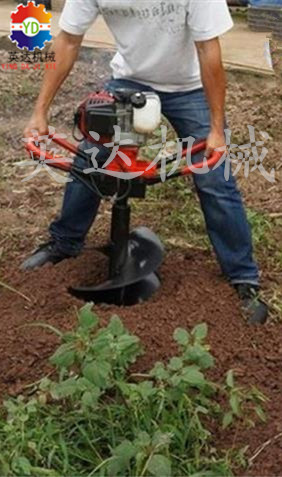 yd加工定做汽油挖坑机【高端质量】农用四冲程打眼机厂家