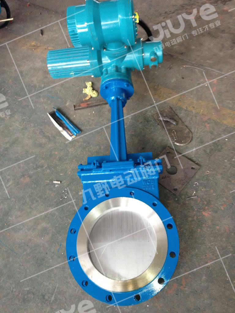 法兰刀闸阀_电动法兰污水处理管道排污阀快速