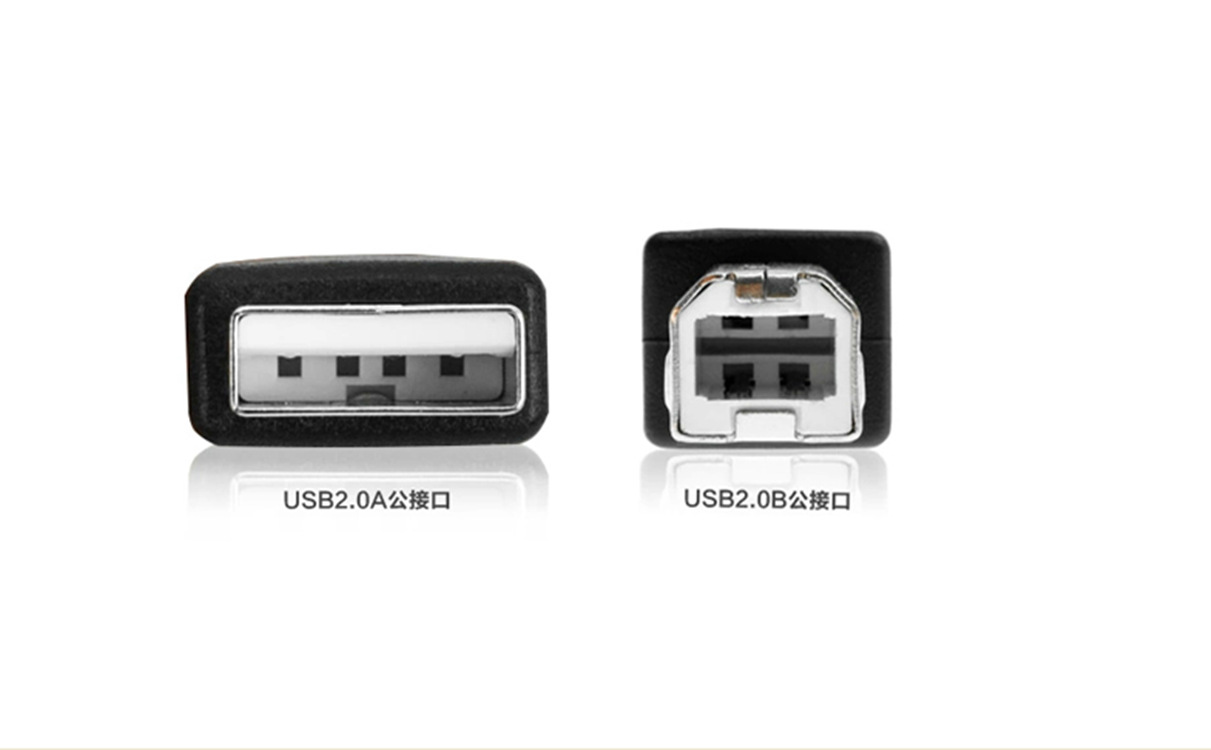 usb打印机线 2.0高速方口数据线 方口A-B USB打印线 连接线 5米-阿里巴巴