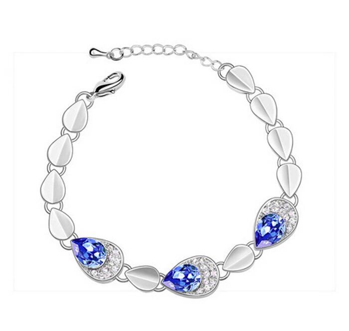 Корейский стиль моды сладкий все матч капли воды Кристалл браслет Ebay AliExpress горячая Распродажа SC744