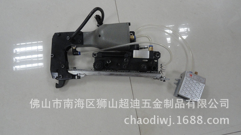 供应脚踏式捕鱼网打钉机 脚踏式自动夹码钉枪