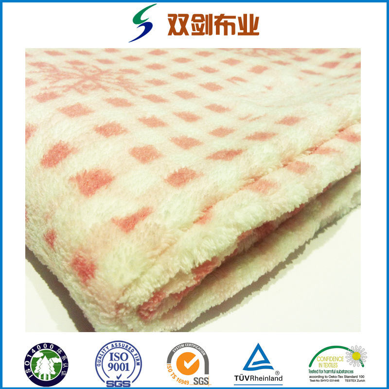 厂家供应双面珊瑚绒 珊瑚绒印花 法兰绒印花 素色法兰绒珊瑚绒