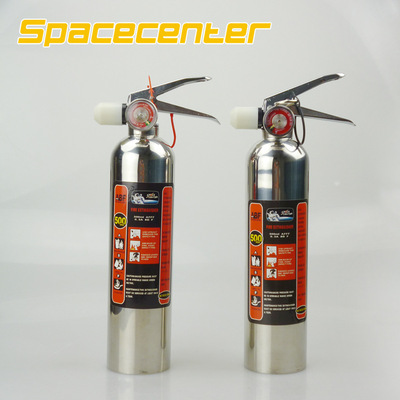 SPACE CENTER 家用車用500ML不鏽鋼泡沫滅火器