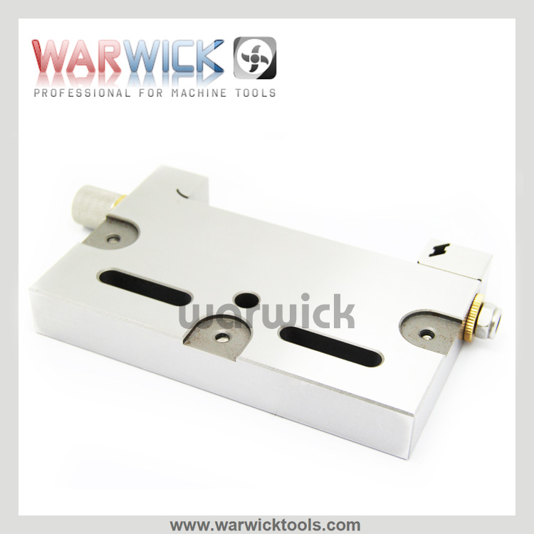 VIS50手动平口钳 0-100不锈钢慢走丝工具万力 线切割不锈钢手动虎钳