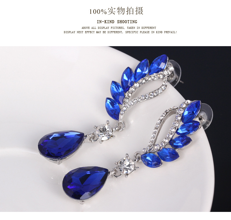 Fashion Crystal Earrings Fashion Jewelry Earrings Wholesale display picture 1