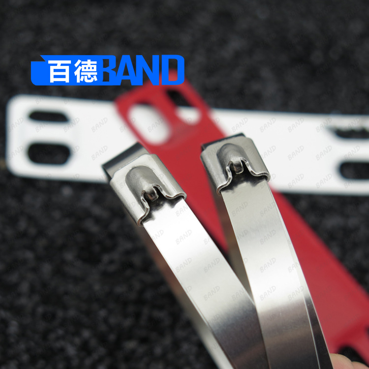 201电力工程用钢珠自锁式不锈钢扎带7.9*600