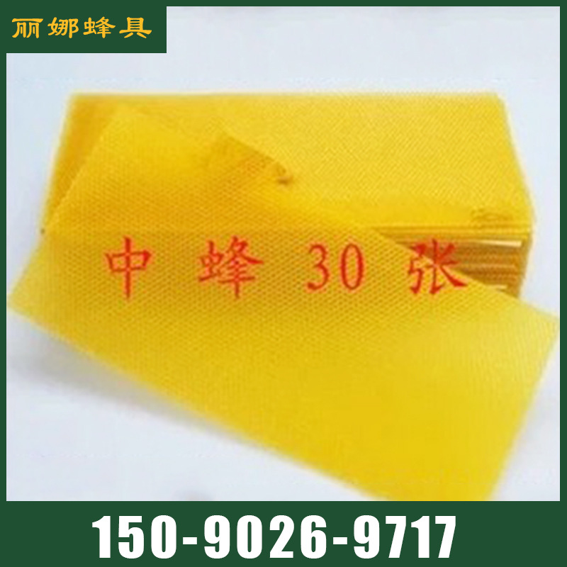 中蜂巢礎 意蜂蜂巢巢脾巢礎造脾 30片裝蠟制巢礎養蜂工具工廠直發