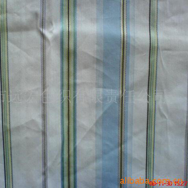 现代供应色织弹力布 几何提花衬衫裤装府绸面料