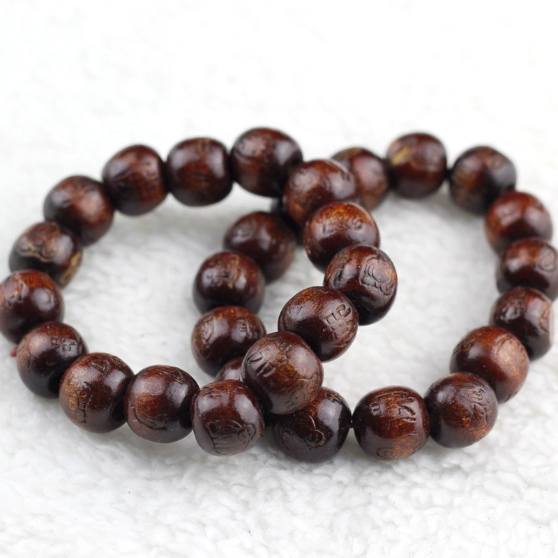 Выставочный ярмарка киоск горячая Распродажа перевернутый билет товар подарок сандаловое дерево бусы браслет деревянные бусы браслет туристический сувенир