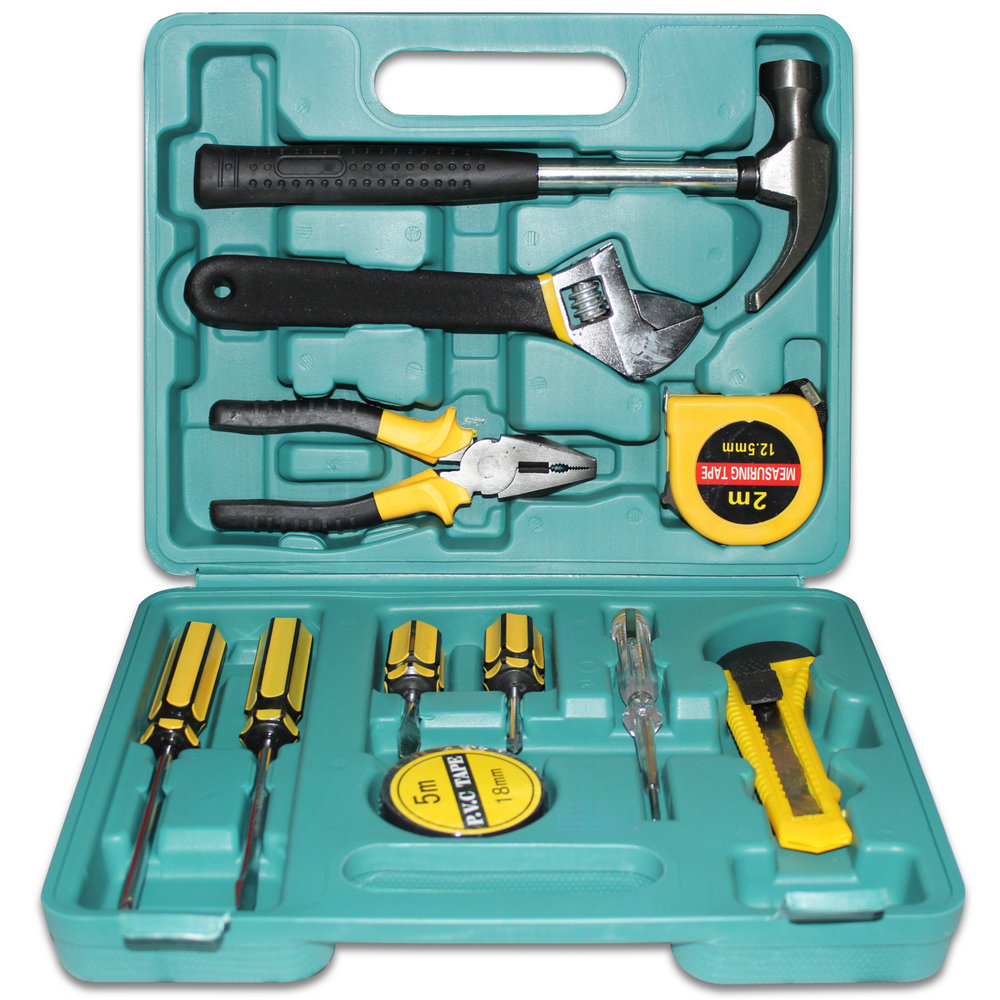 11件套车载维修工具包汽车应急工具箱组合套装汽车用品备用工具