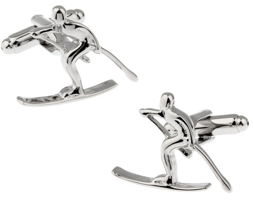 French shirt cufflinks men's cufflinks sports series ski cufflinks wholesale