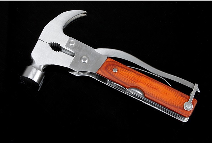 Car multi-functional metal car safety hammer broken window hammer car life hammer escape tool claw hammer