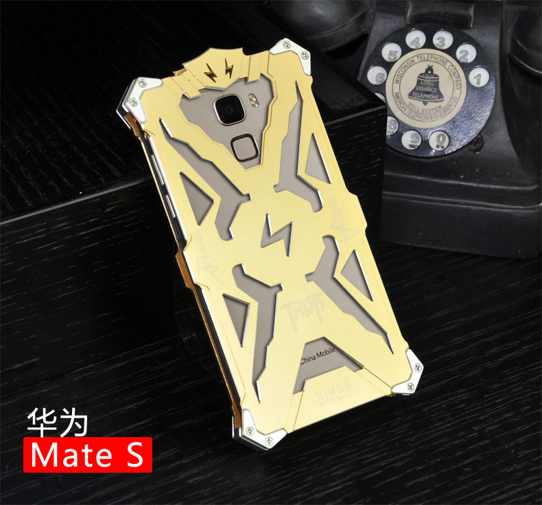 SIMON THOR Aviation Aluminum Alloy Shockproof Armor Metal Case Cover for Huawei  Mate 8 & Huawe Mate 7 & Huawei Mate S