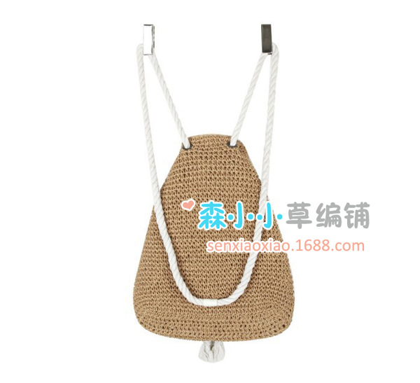 Simple Fashion Cotton Rope Straw Woven Packbag Wholesale Nihaojewelry display picture 13