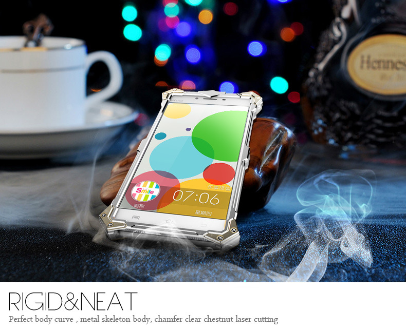 SIMON THOR Aviation Aluminum Alloy Shockproof Armor Metal Case Cover for vivo X5Pro