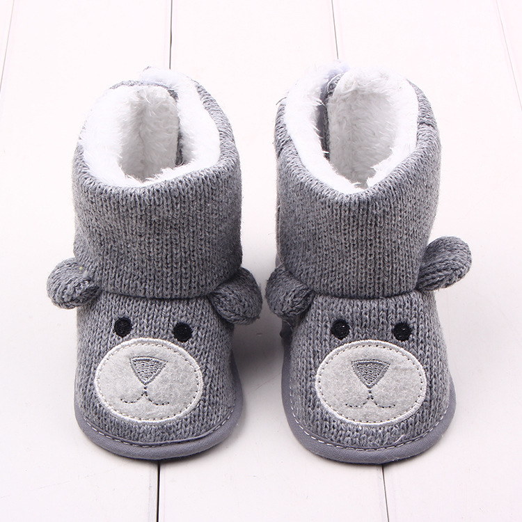 Kid's Fashion Cartoon Round Toe Toddler Shoes display picture 7