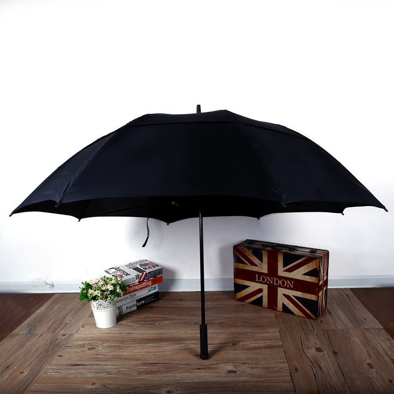 Зонтик печать логотипа Подарочный зонтик рекламный зонтик Двухслойный гольф с длинной ручкой автоматический бизнес прямой зонтик рекламный зонтик