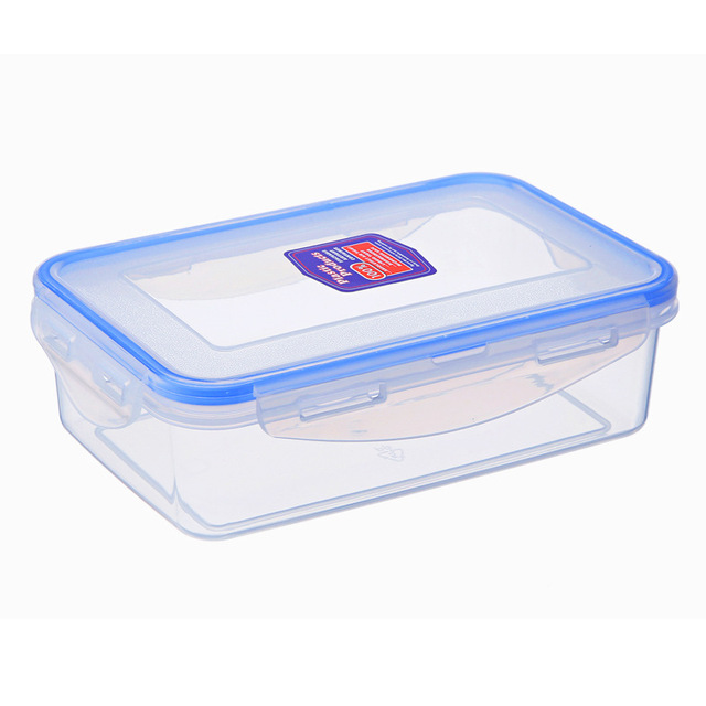 BSCI kiểm toán 600 ml cao trong suốt hình chữ nhật kín thùng chứa thực phẩm | cấp thực phẩm nhựa PP crisper Hộp chiên, hộp ăn trưa